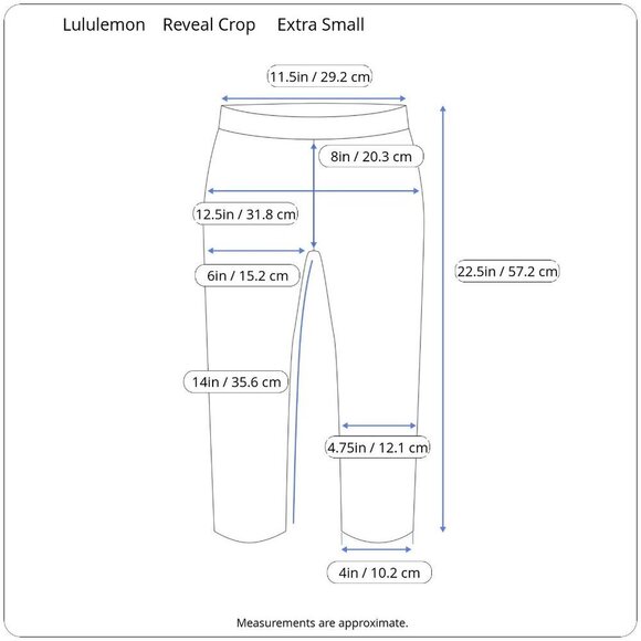 Lululemon Reveal Crop Dark Olive Green Mesh Panels Stretchy Leggings XS - Picture 12 of 13